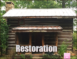 Historic Log Cabin Restoration  Old Fort, Ohio